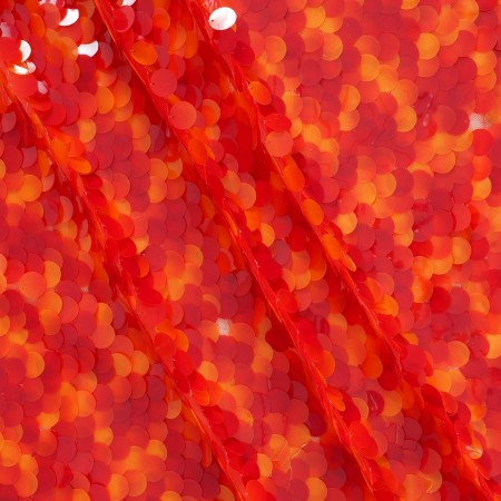 Red degradÉ sequins